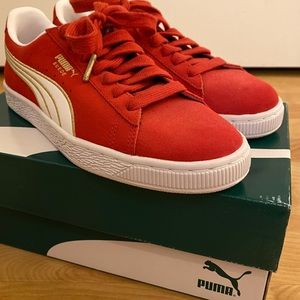 Puma Suede Red Sneakers